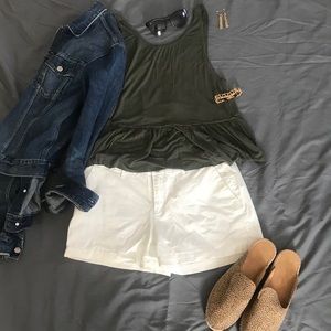 Old Navy White Shorts